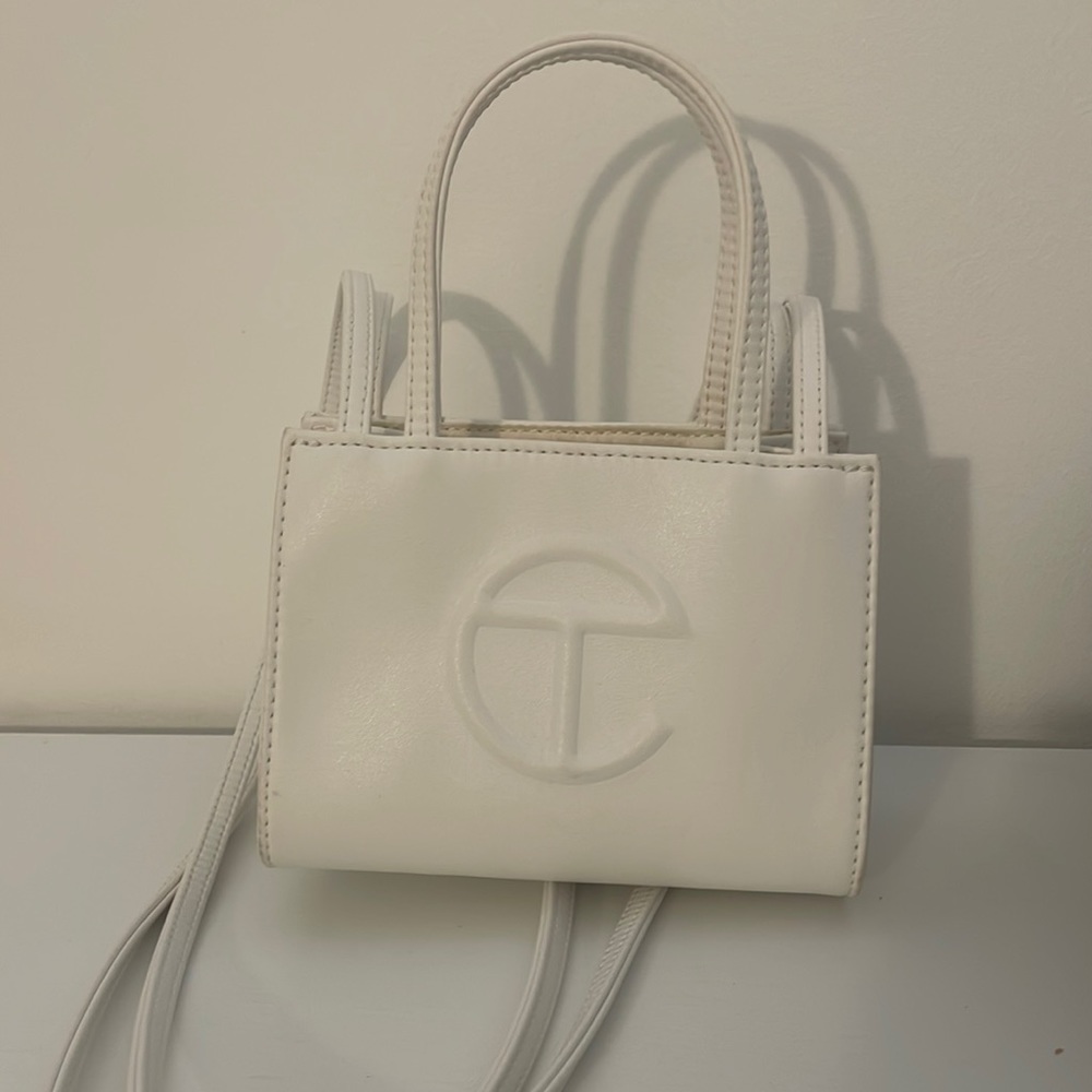 Telfar Small Shopping Bag - White